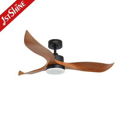 5 Speed Remote Control Plastic Decorative Ceiling Fan With 18W LED Light