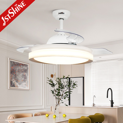 Living Room Smart 42 Inch Invisible LED Ceiling Fan With Hidden Blades
