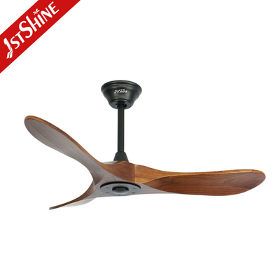 Low Noise Decorative Solid Wood  Ceiling Fan With 5 Speed Remote Control
