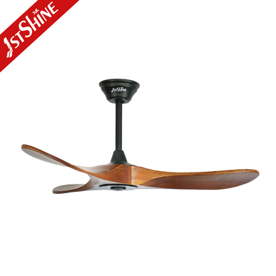 Low Noise Decorative Solid Wood  Ceiling Fan With 5 Speed Remote Control