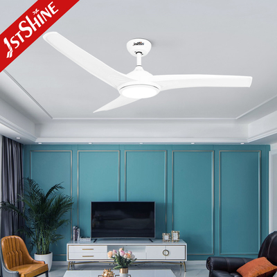 Remote Control Color Changing Lighting Plastic Ceiling Fan With Light