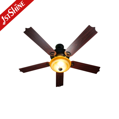 Low Noise Energy Saving Classical 5 Blades Ceiling Fan Engineering Model For Home