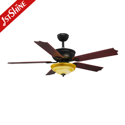 Low Noise Energy Saving Classical 5 Blades Ceiling Fan Engineering Model For Home
