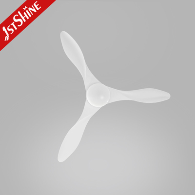 Plastic High RPM Dimmable LED Ceiling Fan Light With Remote Control