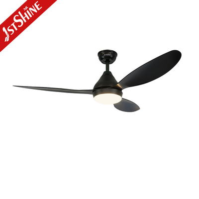 High RPM Large Airflow Plastic Dimmable Remote Control Ceiling Fan With LED Light