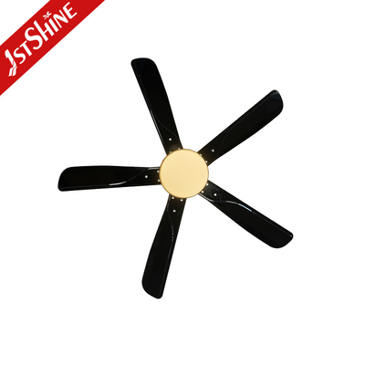 5 Speed Remote Control Quiet DC Motor Decorative 5 Blades Ceiling Fan With Light