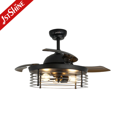 Bladeless Farmhouse Ceiling Fan With Light Small Modern Industrial