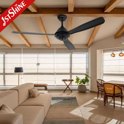 Patio 52 Inch Industrial Metal Blade Ceiling Fan With Remote Control