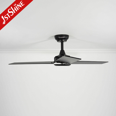 Bedroom 52 Inch Decorative Outdoor Ceiling Fan With 5 Speed Remote Control
