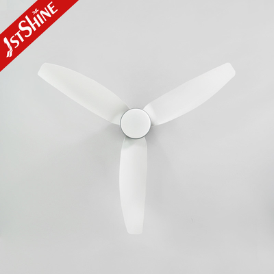 Low Profile Decorative Flush Mount Ceiling Fan With LED Light And Remote Control