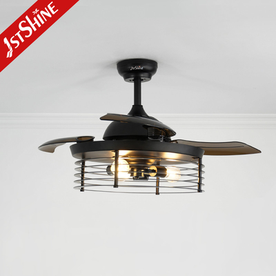 Bladeless Farmhouse Ceiling Fan With Light Small Modern Industrial