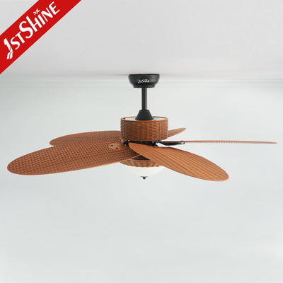 Low Noise 5 Blades Energy Saving Ceiling Fan With Led Light Large Airflow