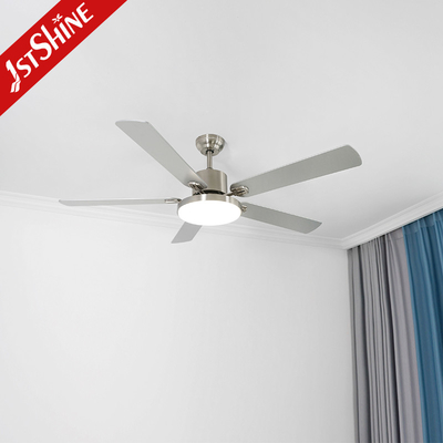 58 Inch Bedroom Ceiling Fans With Lights Reversible Silent DC Motor