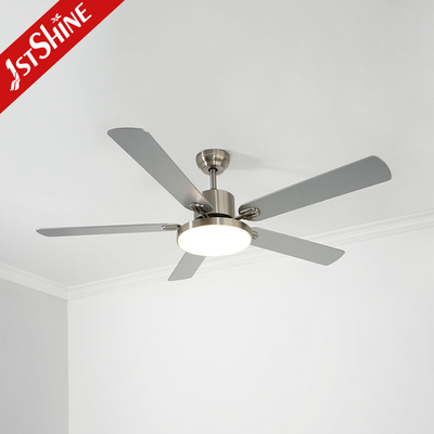 58 Inch Bedroom Ceiling Fans With Lights Reversible Silent DC Motor