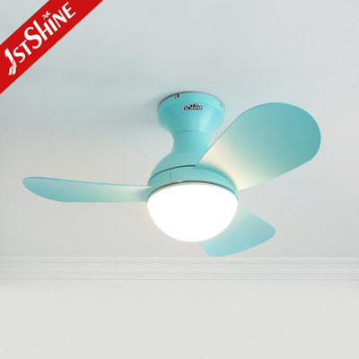 Quiet DC Motor Led Light Small Ceiling Fan Decorative For Morden Room
