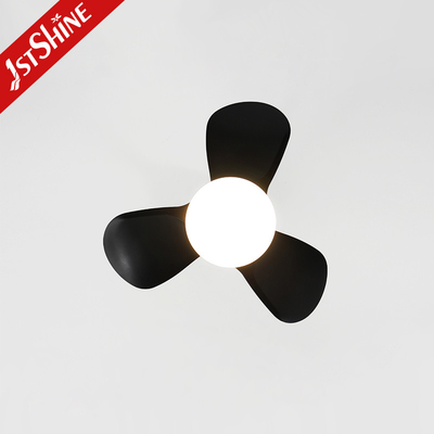 Led Light Small Ceiling Fan Decorative Quiet DC Motor For Small Room