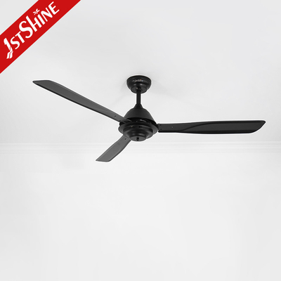 Patio 52 Inch Industrial Metal Blade Ceiling Fan With Remote Control