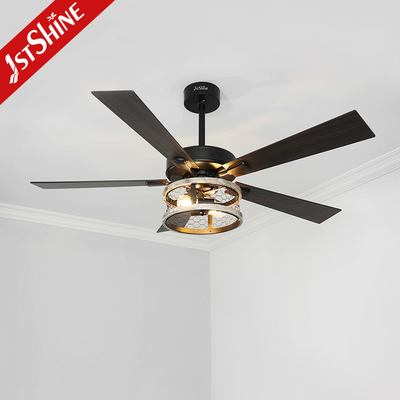 CB SAA ETL 5 Blades Classic Ceiling Fan With Light For Living Room