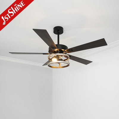 CB SAA ETL 5 Blades Classic Ceiling Fan With Light For Living Room