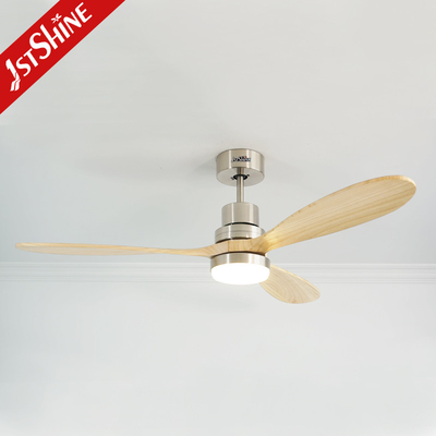 OEM Smart 110v Solid Wood Ceiling Fan Color Changing AC Motor