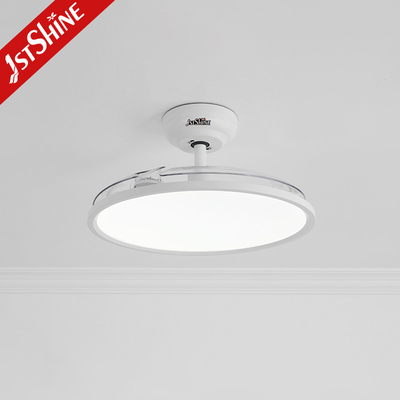 42 Inches Smart Led Ceiling Fan , Dc Motor Invisible Ceiling Fan For Bedroom