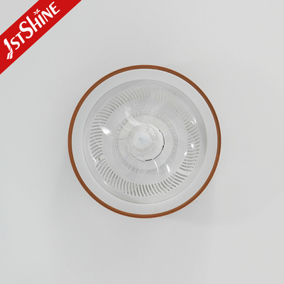 360 Degree Rotation LED Ceiling Fan With Swing Head , Indoor Bedroom Fan Light