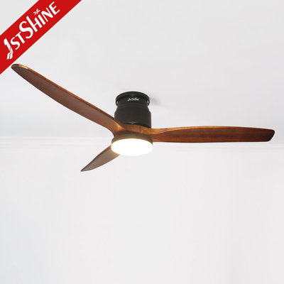 Ceiling Fan With Light And Remote Control,Energy Saving 3 Color Led Light Living Room