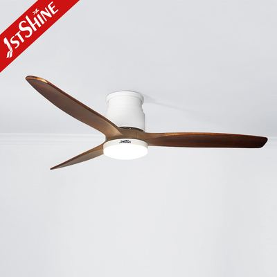 Solid Wood Ceiling Fan For Indoor 5 Speeds  Remote Control dc motor bedroom