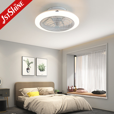 Enclose Ceiling Fan With Light And Remote 6 Speeds DC Motor Ceiling Fan For Bedroom
