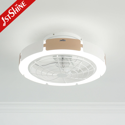 Led Ceiling Fan With Remote And Light 6-Speed Choice Flush Mount Led Ceiling Fan