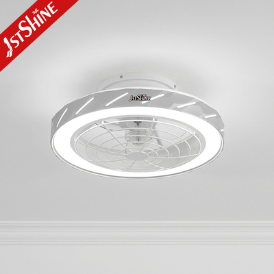 Modern Dimmable LED Ceiling Fan Energy Saving DC Motor Flush Mount Ceiling Fan