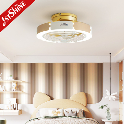 20 Inches Indoor Low Profile Ceiling Fan With Light For Bedroom
