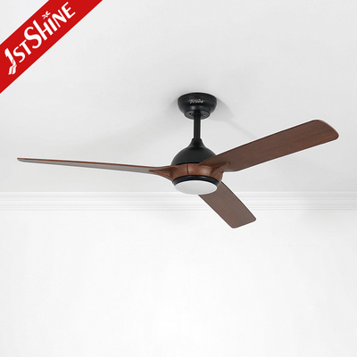 Energy Saving Dimmable LED Ceiling Fan With 3 ABS Blades Quiet DC Motor