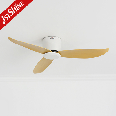 Remote Control Small LED Ceiling Fan Low Ceiling Room 3 Blade Plastic Ceiling Fan