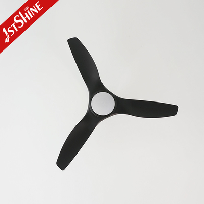 Black White ABS Ceiling Fan Light With Remote Control Multicolor Cooling Hight Power