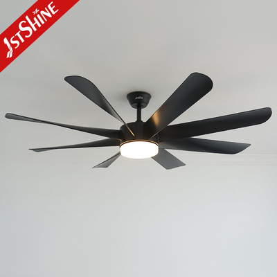 Black ABS Ceiling Fan Light With ABS Blade 110V Hight Power