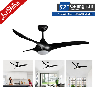 Propeller Ceiling Fan With Light Dc Motor 6-Speed Remote Control