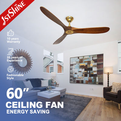 Good price 3 Wooden Blades Decorative 60 Inch Ceiling Fan 220V With Remote Control online
