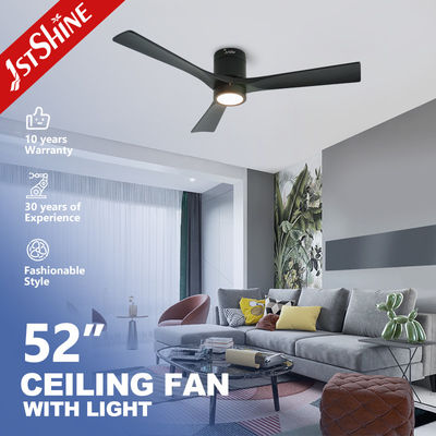 Good price Low Profile 52inch Decorative Flush Mount Ceiling Fan With LED Light online