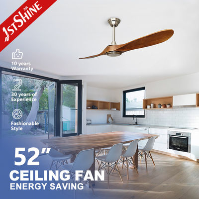 Good price 6 Speeds Low Noise DC Motor Ceiling Fan With 2 Solid Wood Blades online