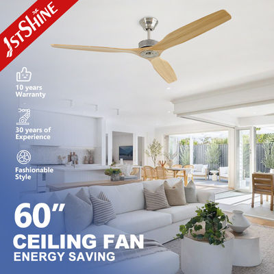Good price Dc 6 Speeds Solid Wood Ceiling Fan Remote Control Indoor Decorative online