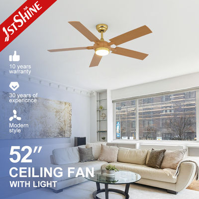 Good price 52 Inches Remote App Control Led Ceiling Fan Large Air Flow Abs Blade 18w Light online