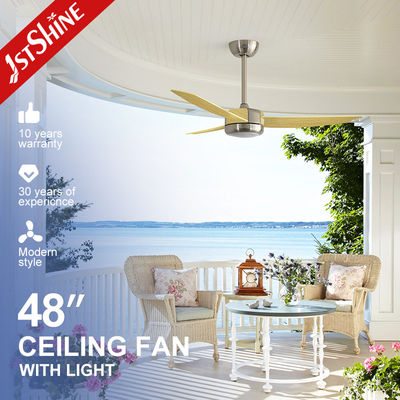 Good price Indoor Decorative Led Ceiling Fan with 3 Color Light and DC Motor online