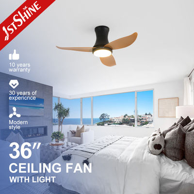 Good price 36 Inch Low Profile Ceiling Fan With Light Plastic Blade DC Motor Low Noise online