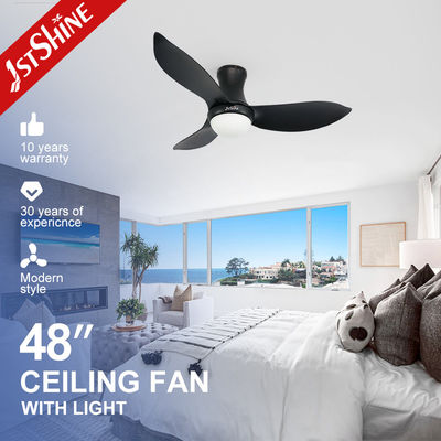 Good price Black Led 3 ABS Blades Ceiling Fan Dc Motor Modern Silent Flush Mounted online