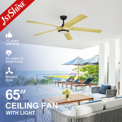 Good price Larger 3 Color LED Light 5 Blade Ceiling Fan Plastic Blade online