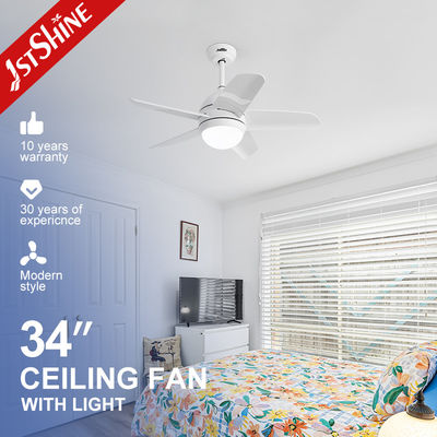 Good price 34 Inches Modern Ceiling Fan , DC Motor Plastic Blades White Quiet Ceiling Fan online