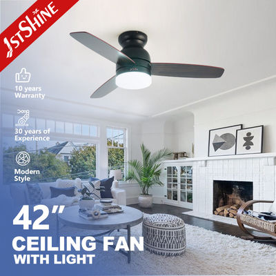 Good price 6 Speed Remote Control Decorative Ceiling Fan , Mdf Blades Black Plastic Ceiling Fan online