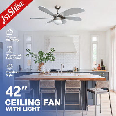 Good price 42 Inches Modern Remote LED Ceiling Fan Decorative 6 MDF Blades online