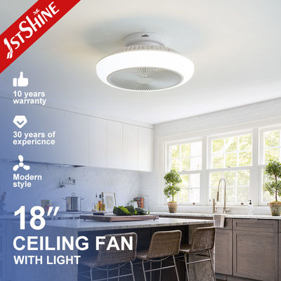 Good price Mini Bedroom 18 Inches Bladeless Led Ceiling Fan Dc Motor 6 Speeds Remote online
